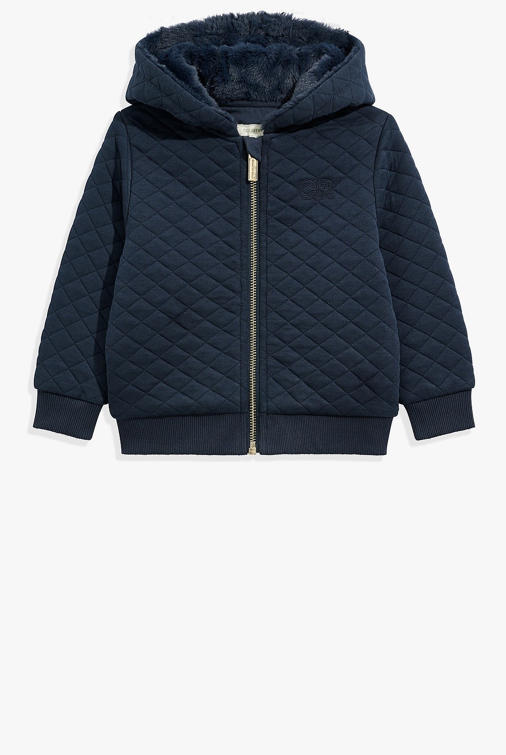 Organically Grown Cotton Blend Quilted Jacket