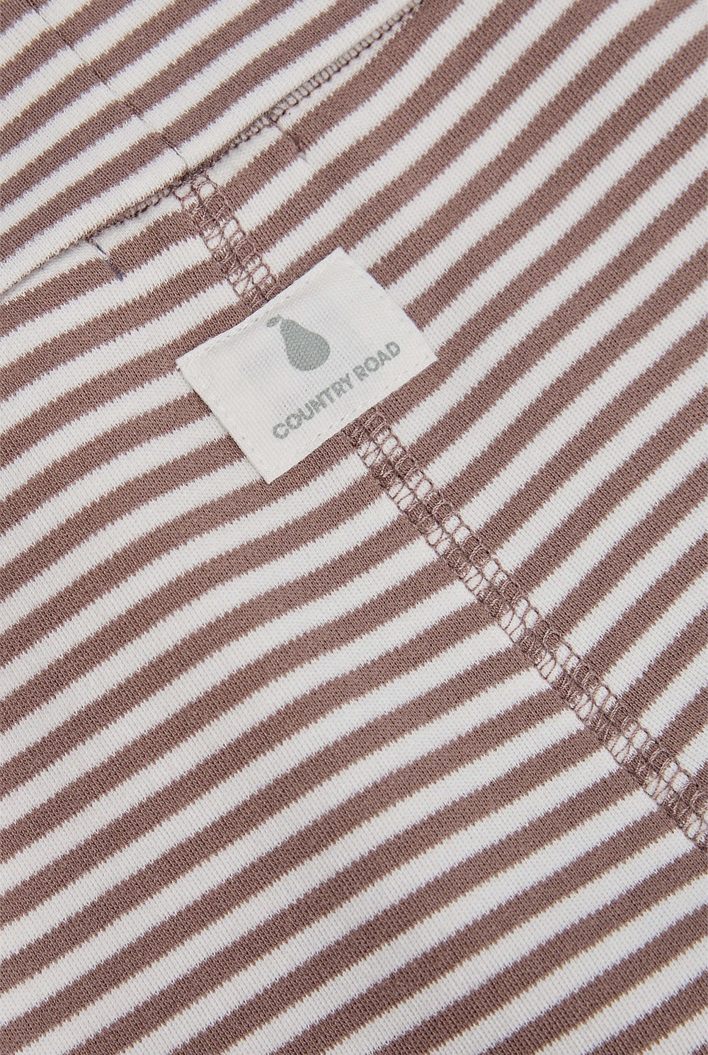 Organically Grown Cotton Stripe Soft Pant