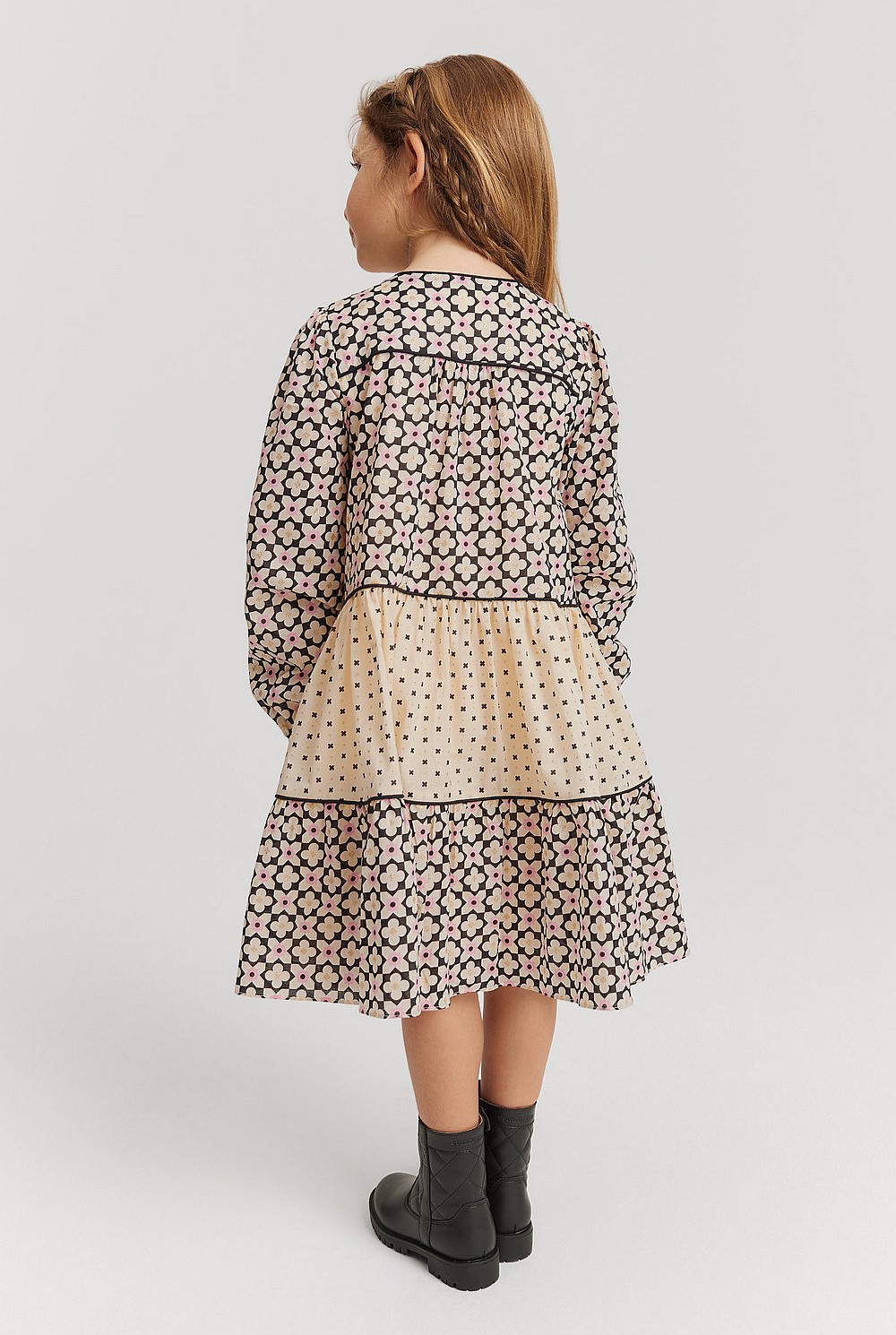 Spliced Geometric Dress