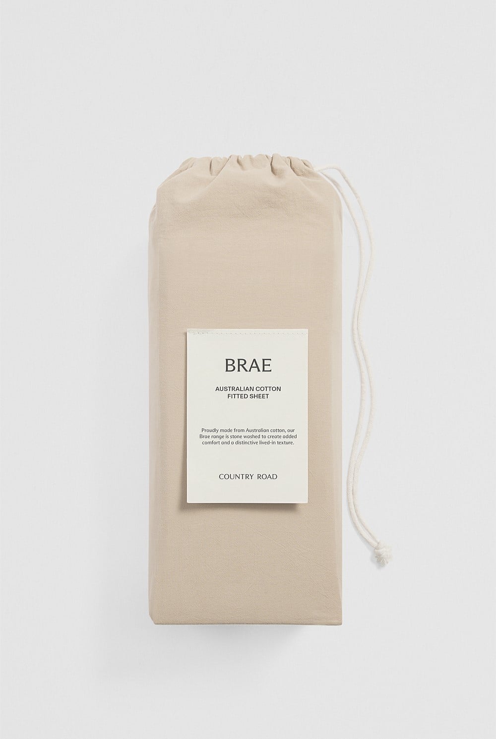 Brae Australian Cotton King Fitted Sheet