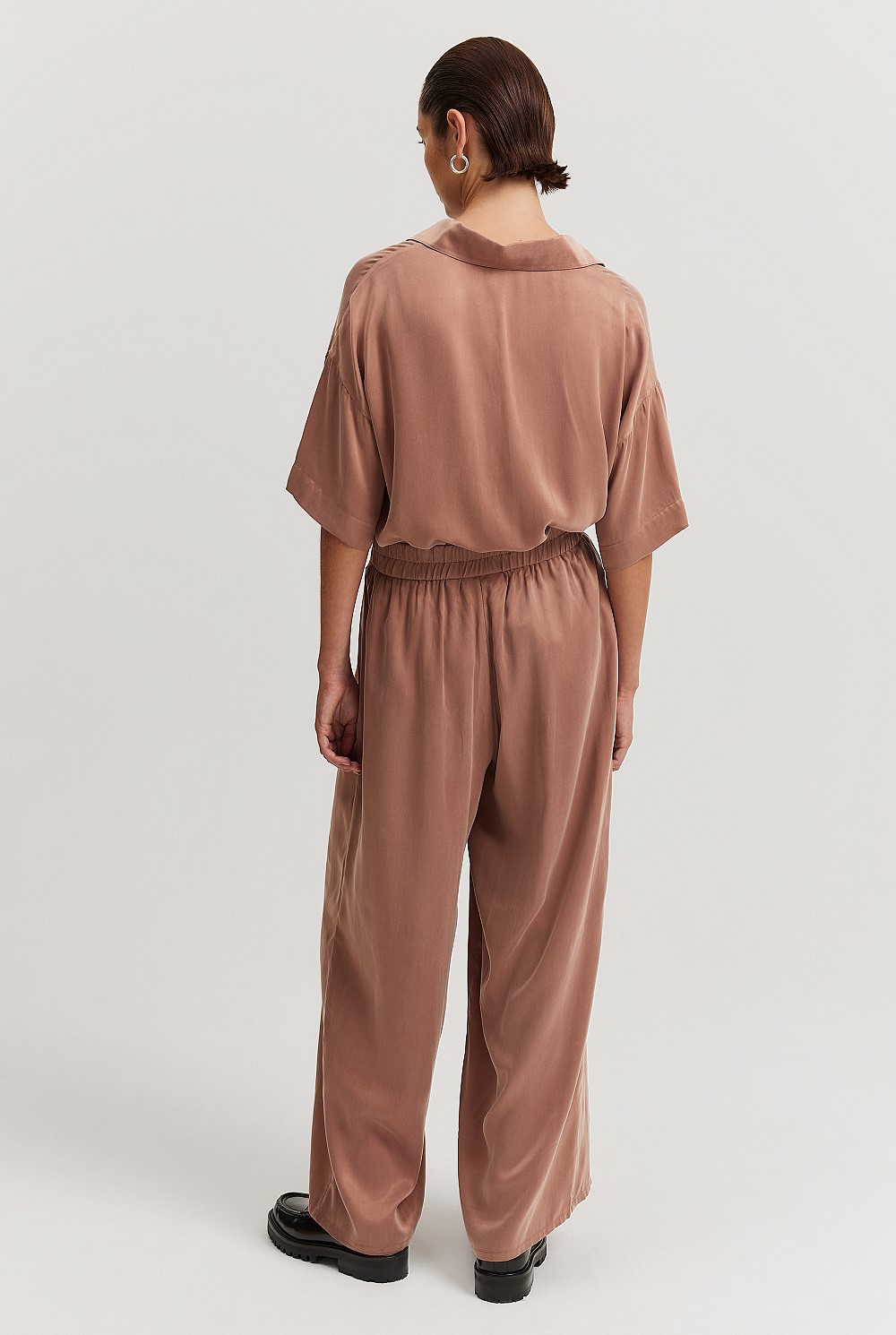 Pull-On Cupro Pant