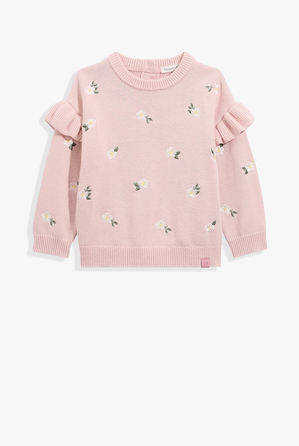Embroidered Knit Pullover