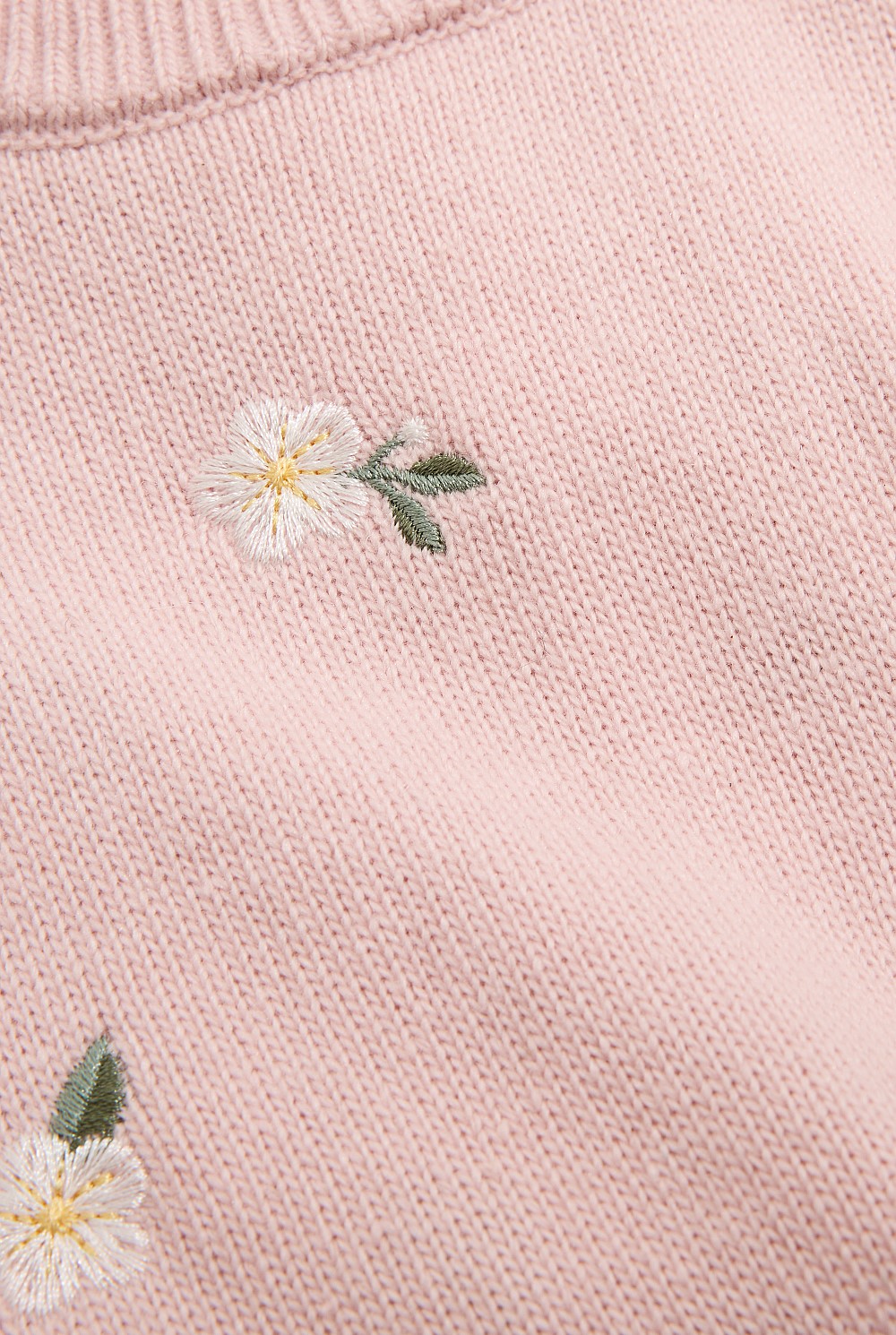 Embroidered Knit Pullover