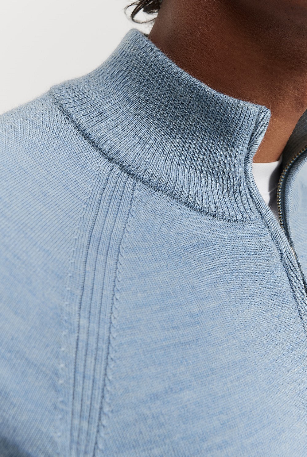 Verified Australian Merino Half Zip Knit