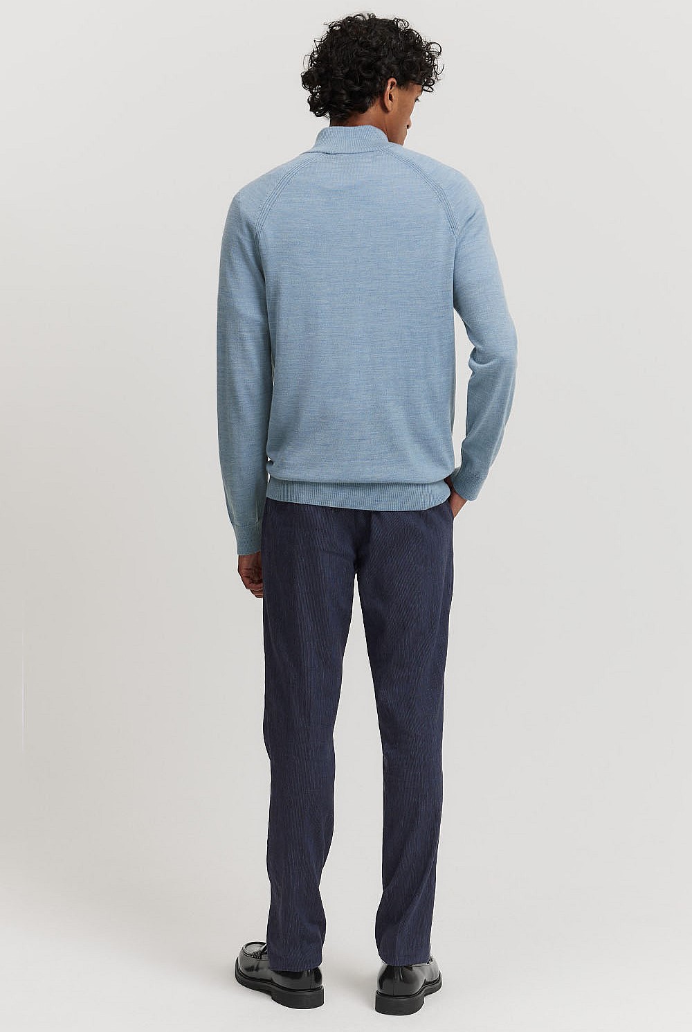 Verified Australian Merino Half Zip Knit