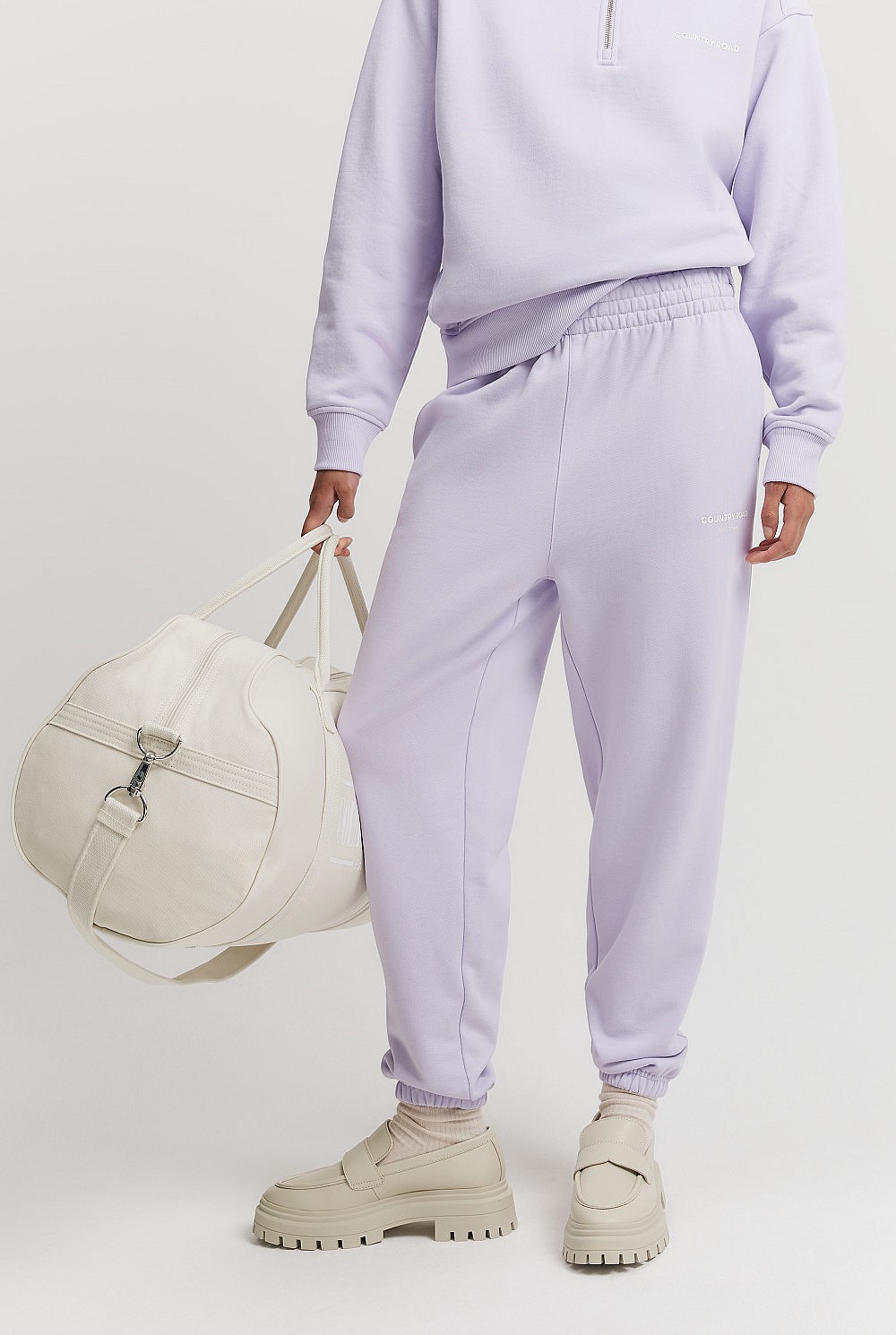 Australian Good Earth Cotton Logo Sweat Pant