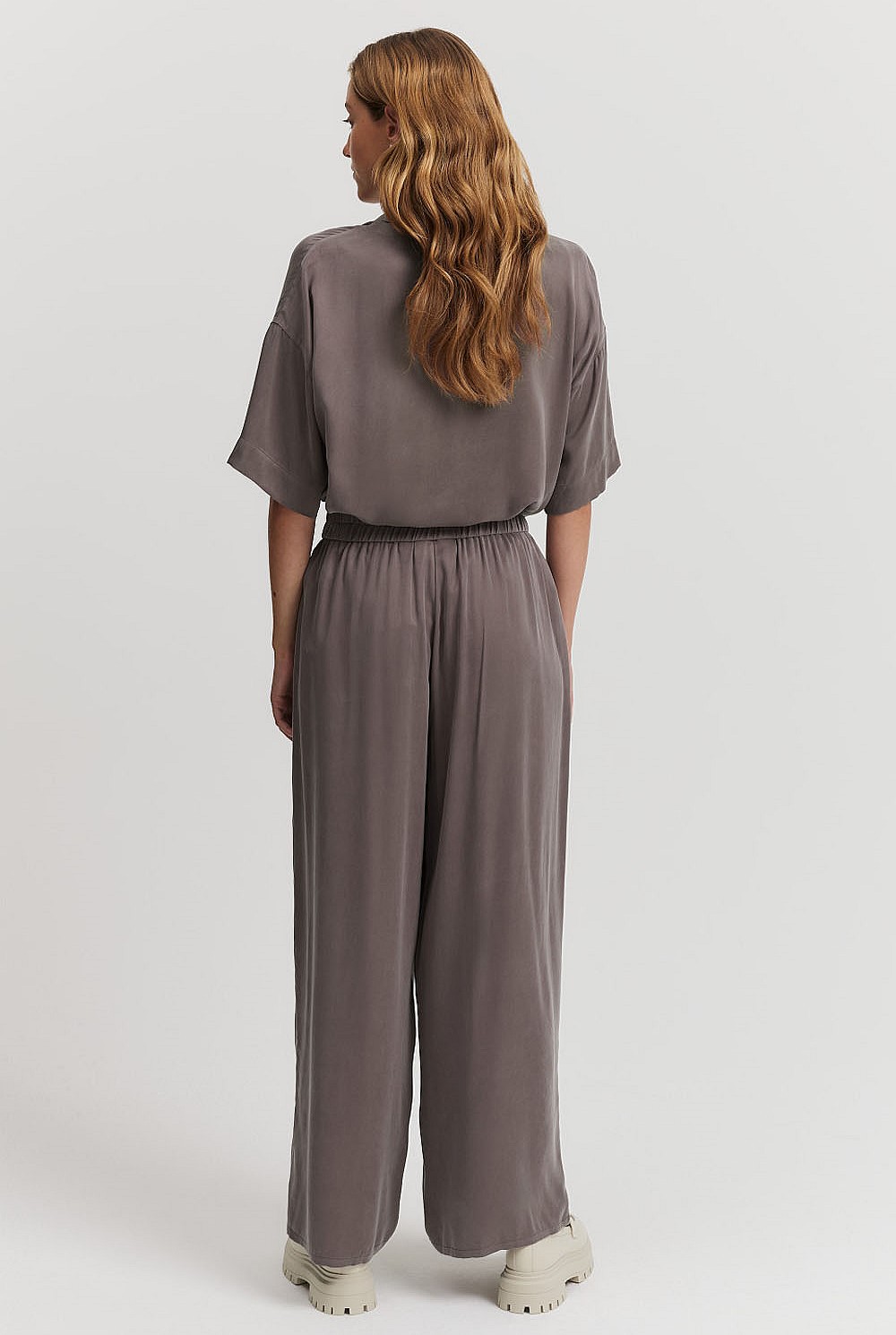 Pull-On Cupro Pant