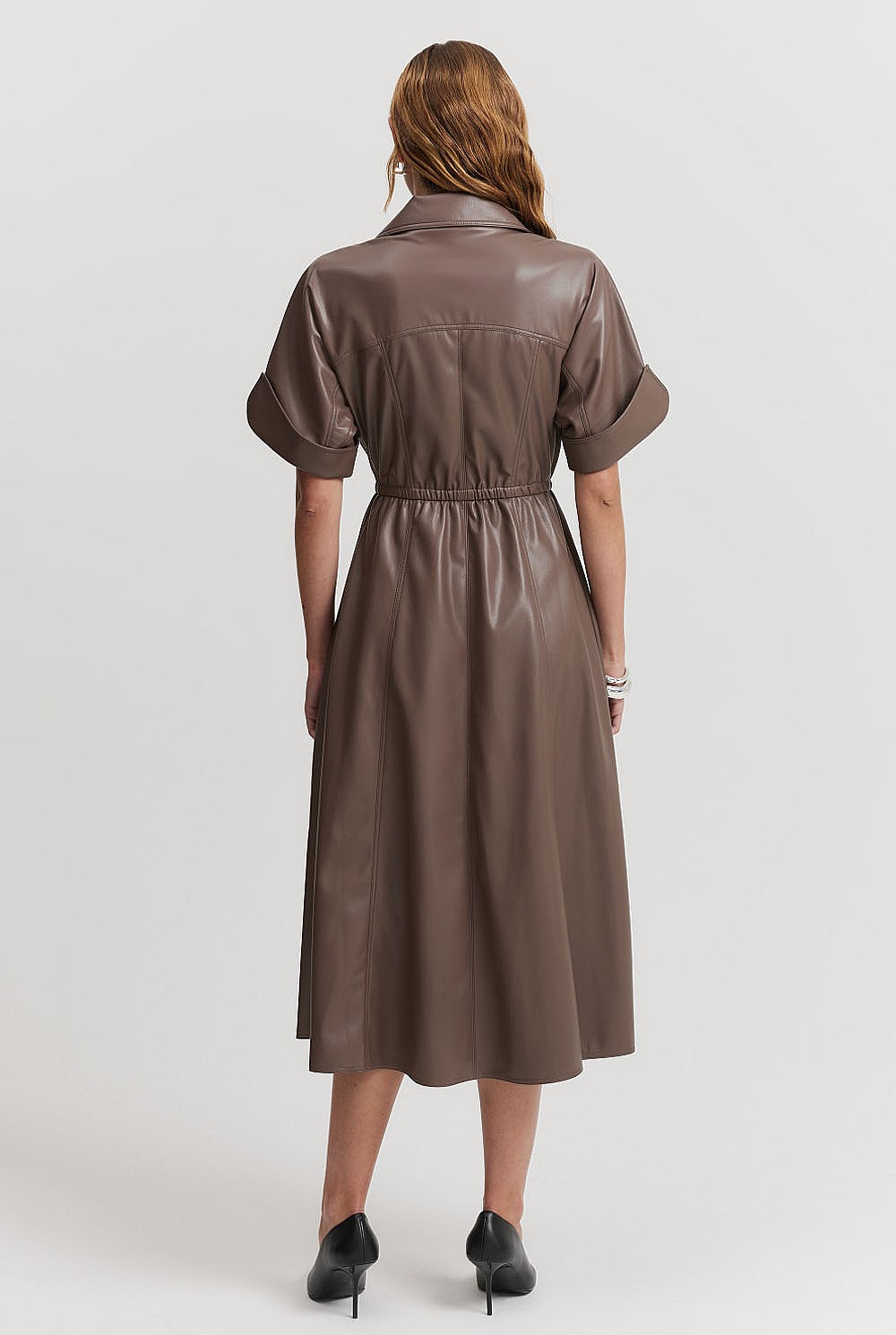 Cuff Detail Shirt Dress