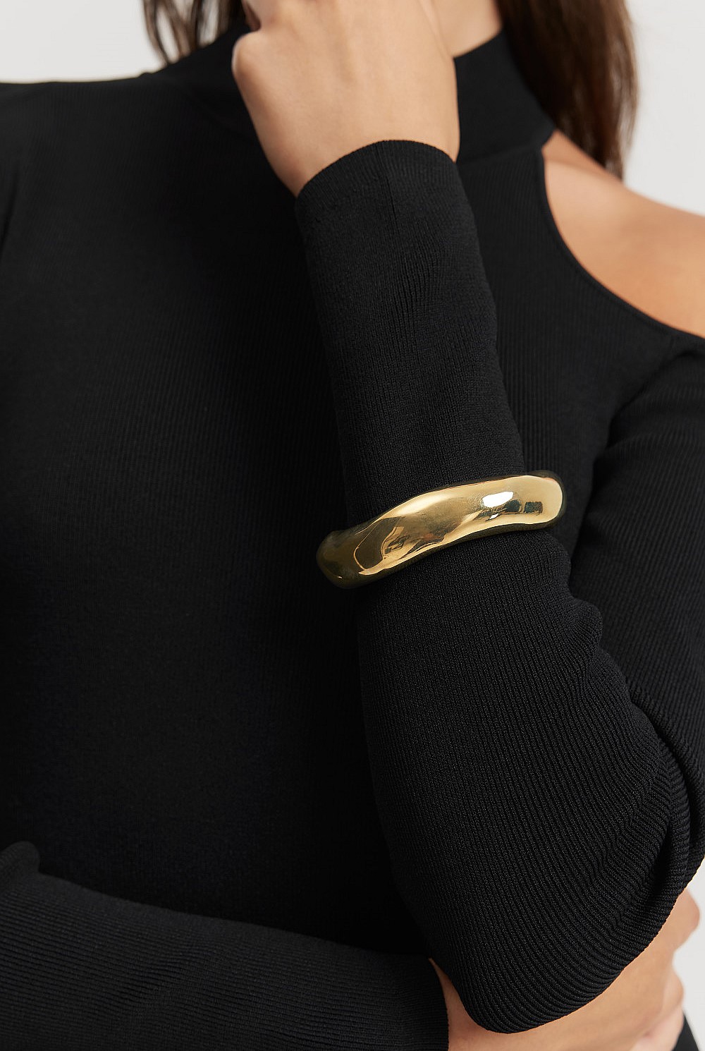 Thick Molten Bangle