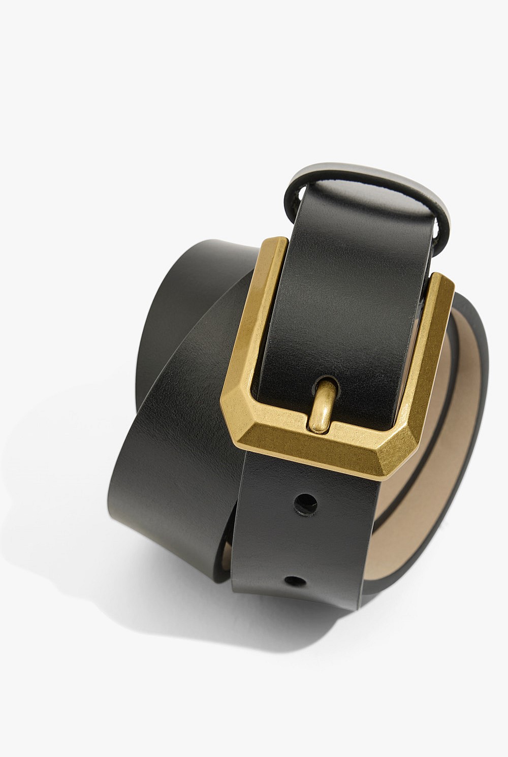 Geometric Buckle Belt