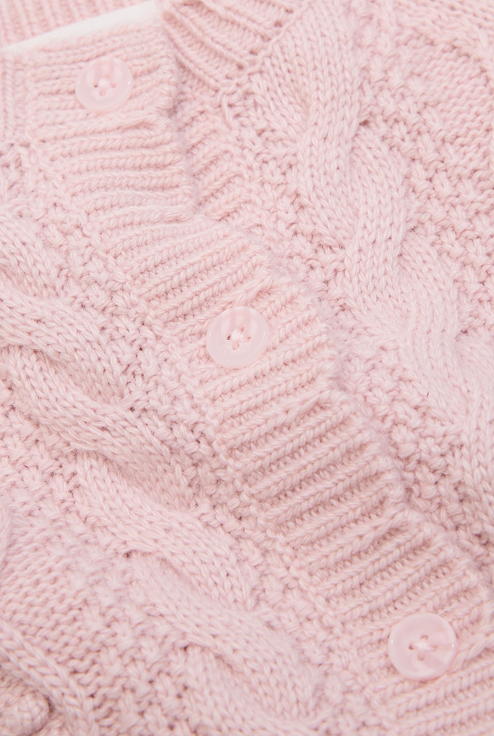 Scalloped Cable Cardigan