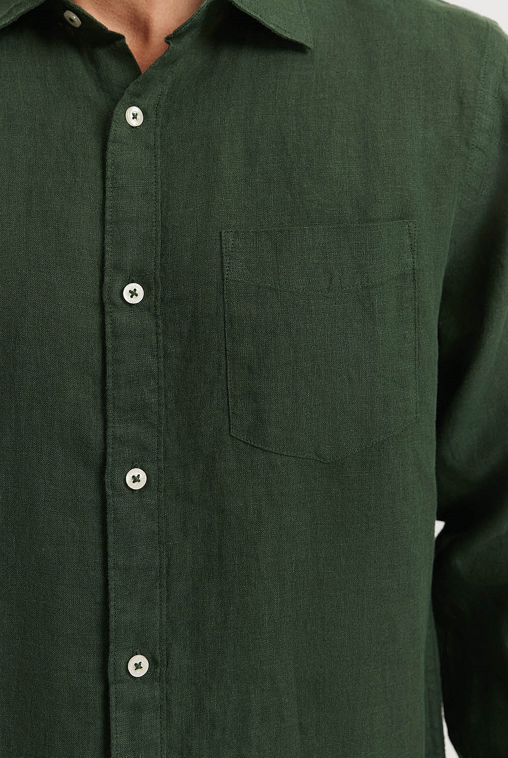 Regular Fit Organically Grown Linen Shirt