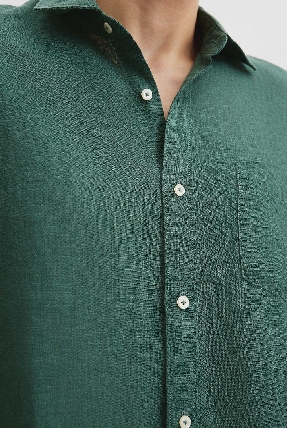 Regular Fit Organically Grown Linen Shirt
