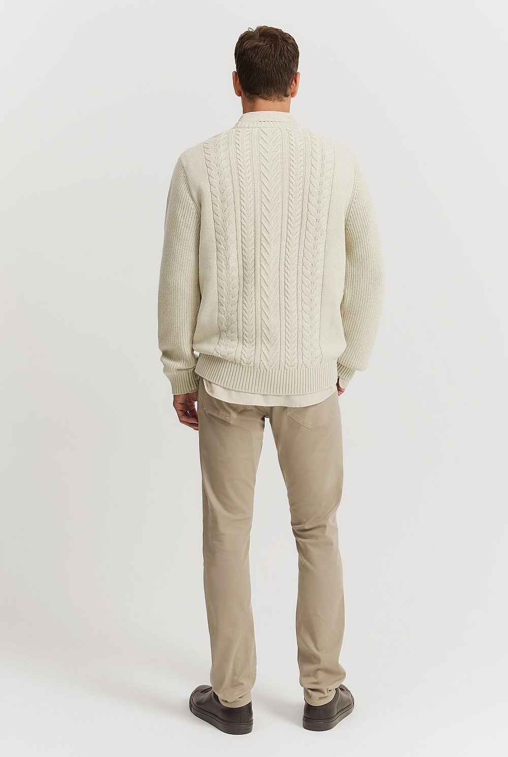 Australian Cotton Cable Crew Knit