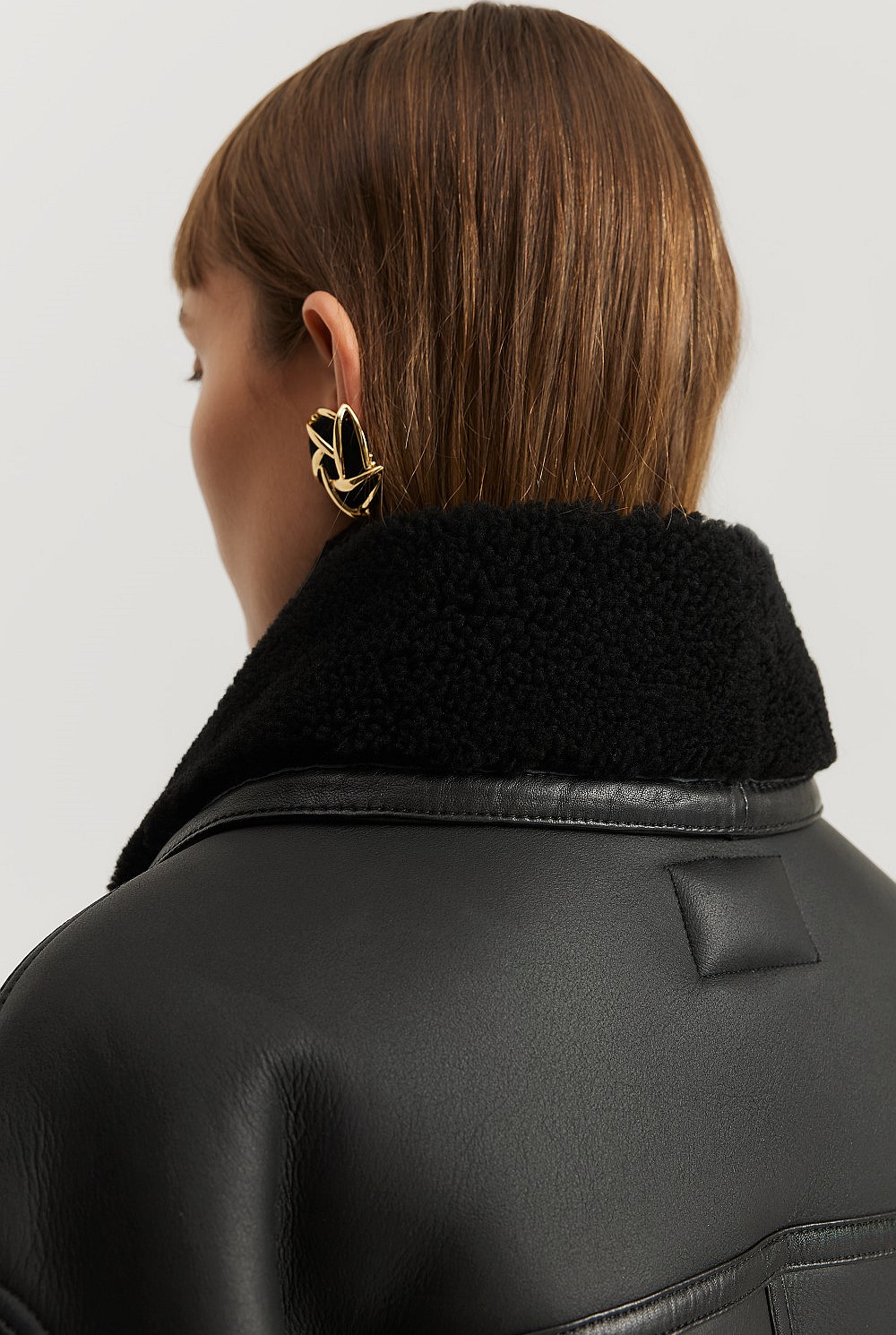 Leather Shearling Jacket