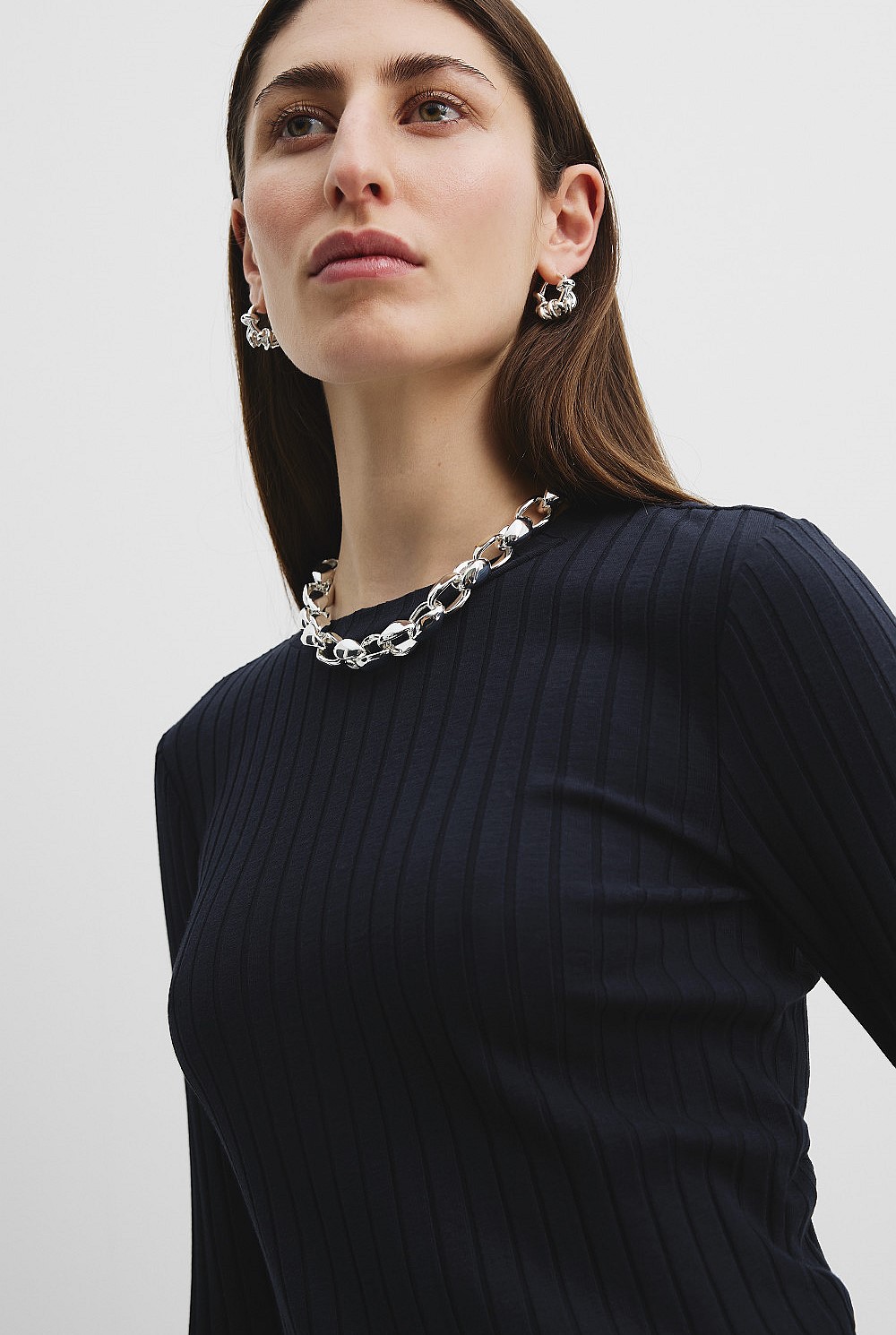 Long Sleeve Rib Top
