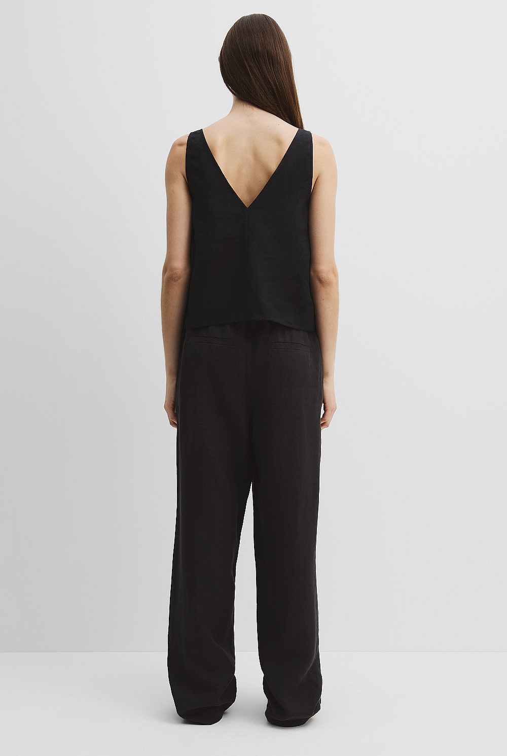 Linen Ruched Cami