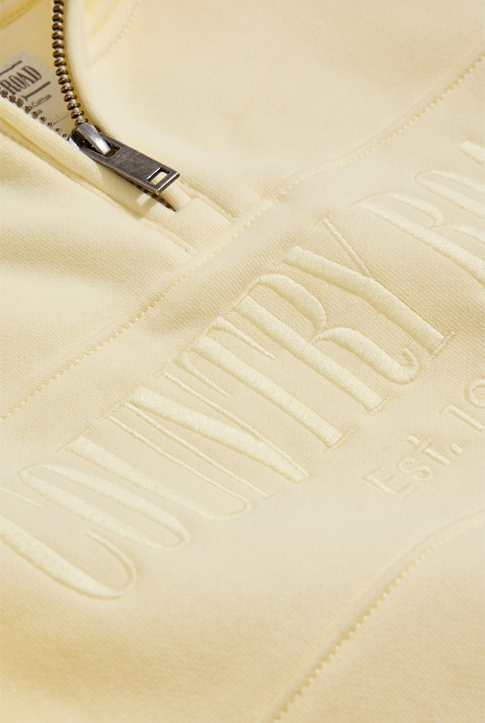 Verified Australian Cotton Heritage Half Zip Sweat