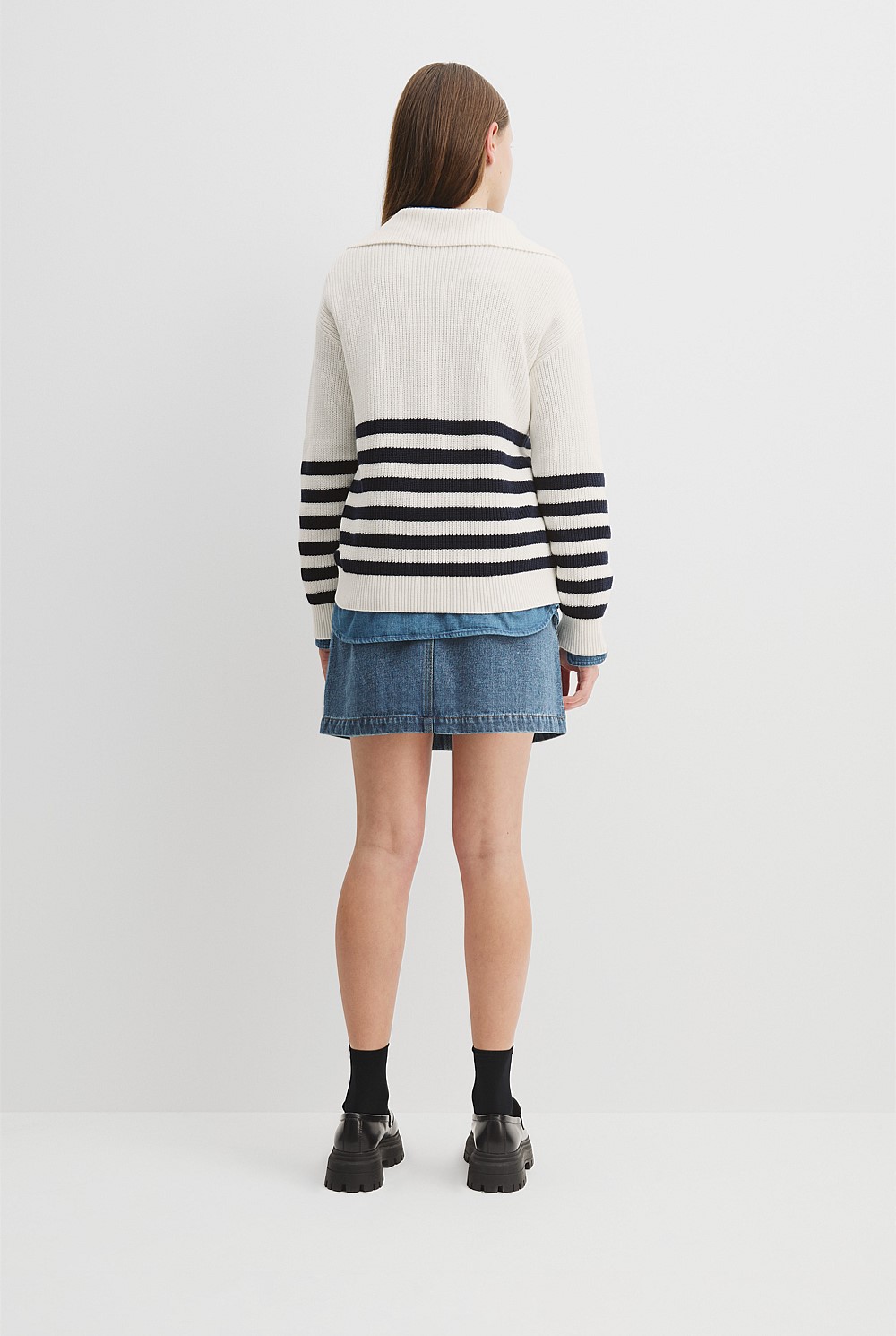 Teen Organically Grown Cotton Zip Knit