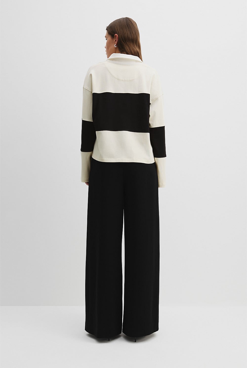 Cotton Panel Rugby Top