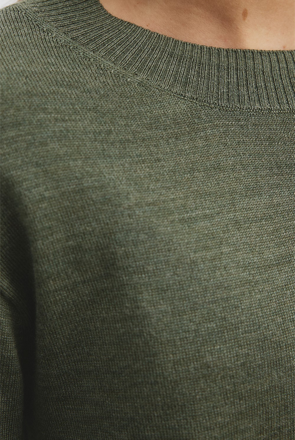Australian Merino Wool Crew Neck Knit