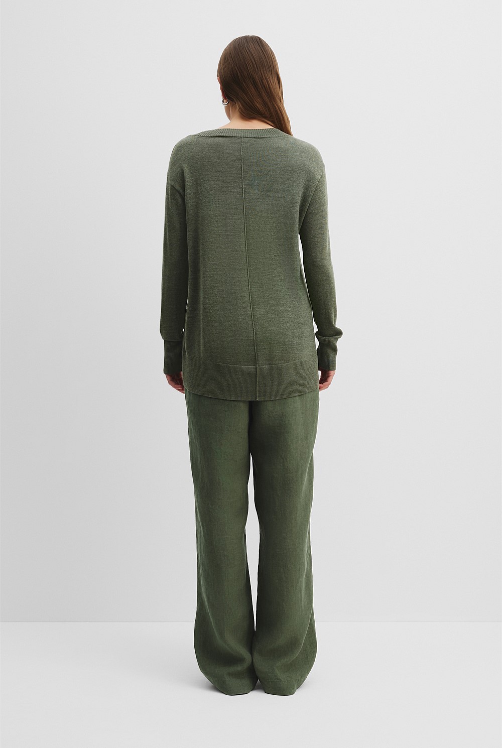 Australian Merino Wool Crew Neck Knit