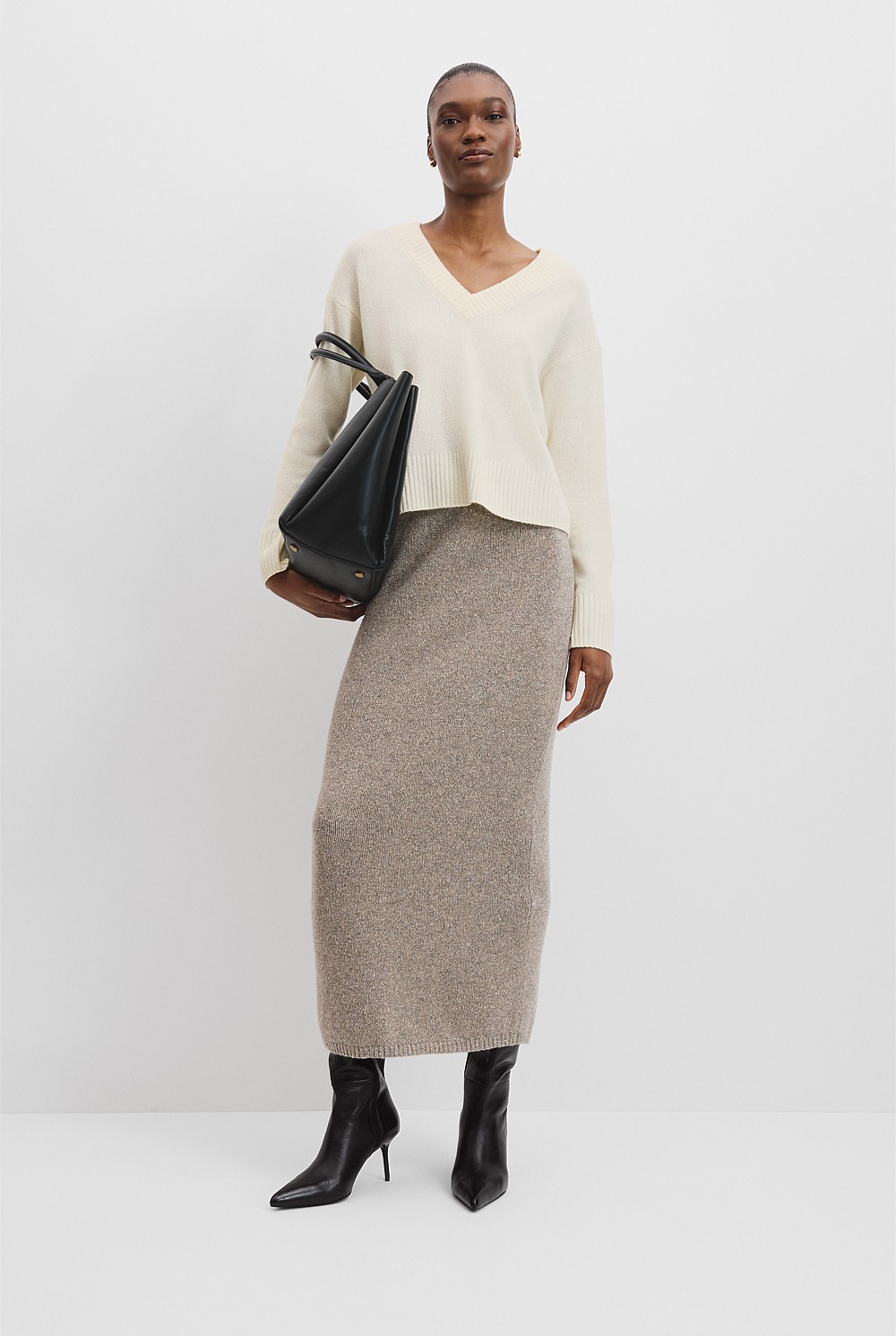 V-Neck Merino Knit