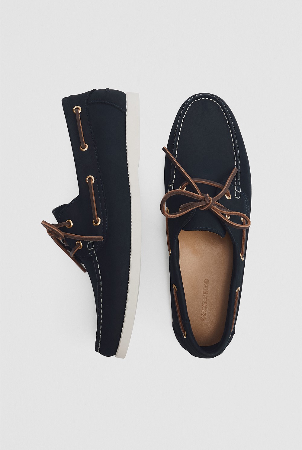 Flynn Nubuck Leather Boat Shoe