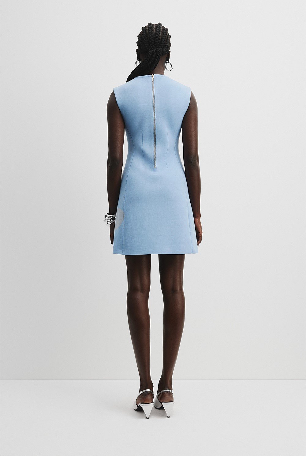 Compact Knit Sculptural Dress