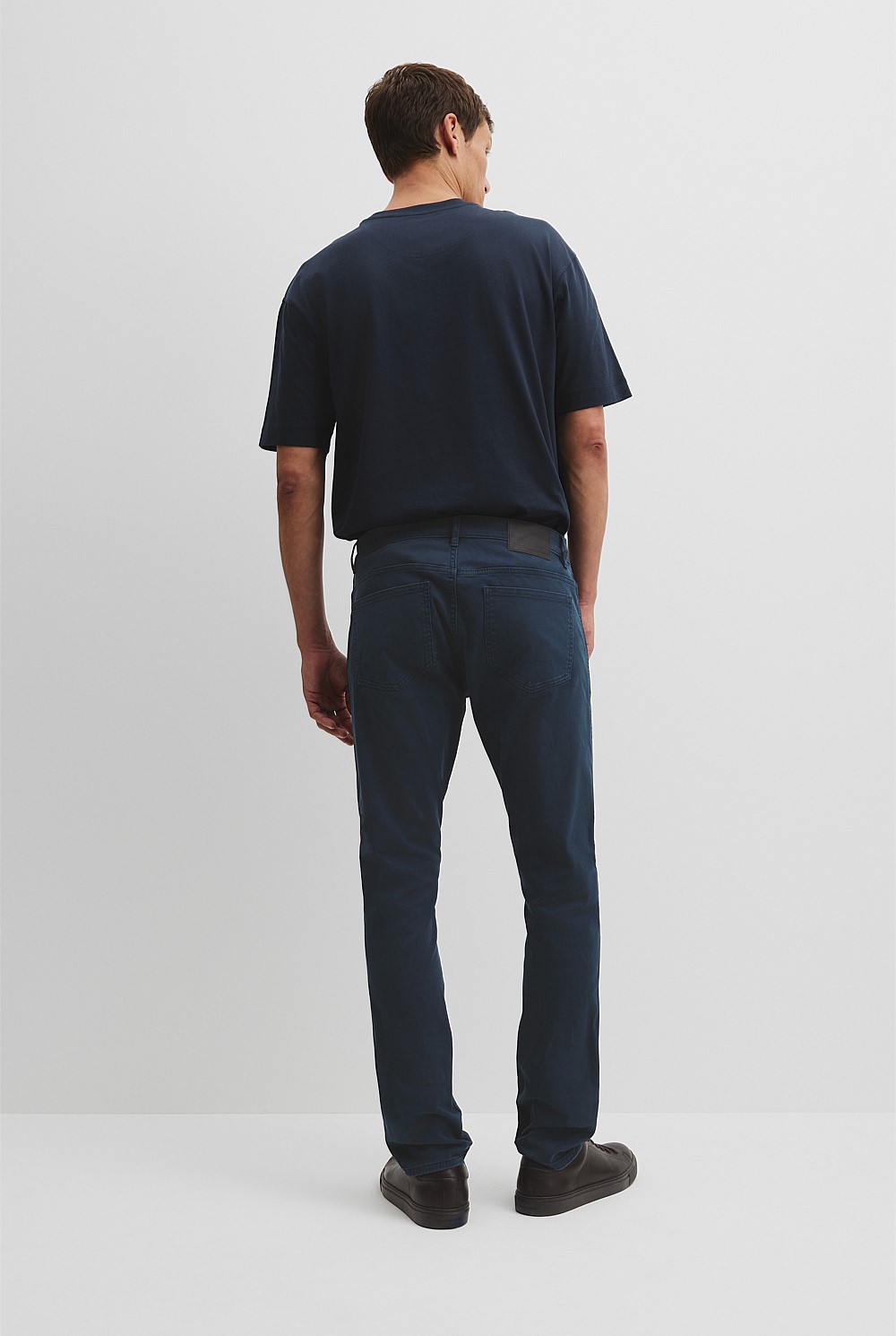 Organically Grown Cotton Garment Dyed Twill Five Pocket Pant