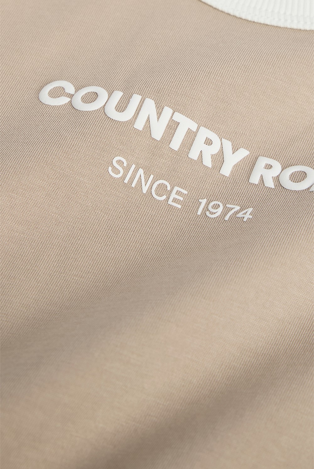 Australian Cotton Contrast Logo T-Shirt