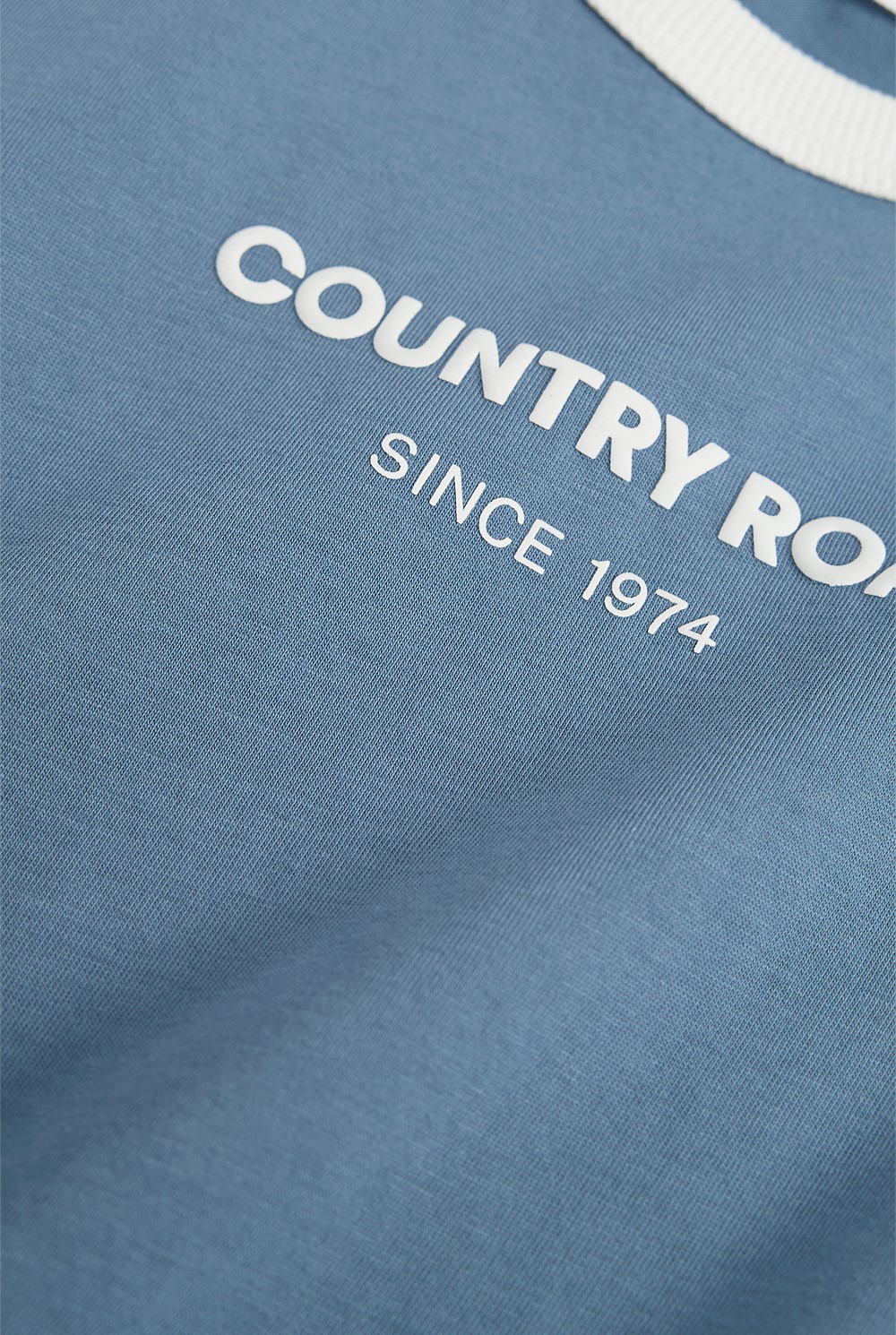 Australian Cotton Contrast Logo T-Shirt