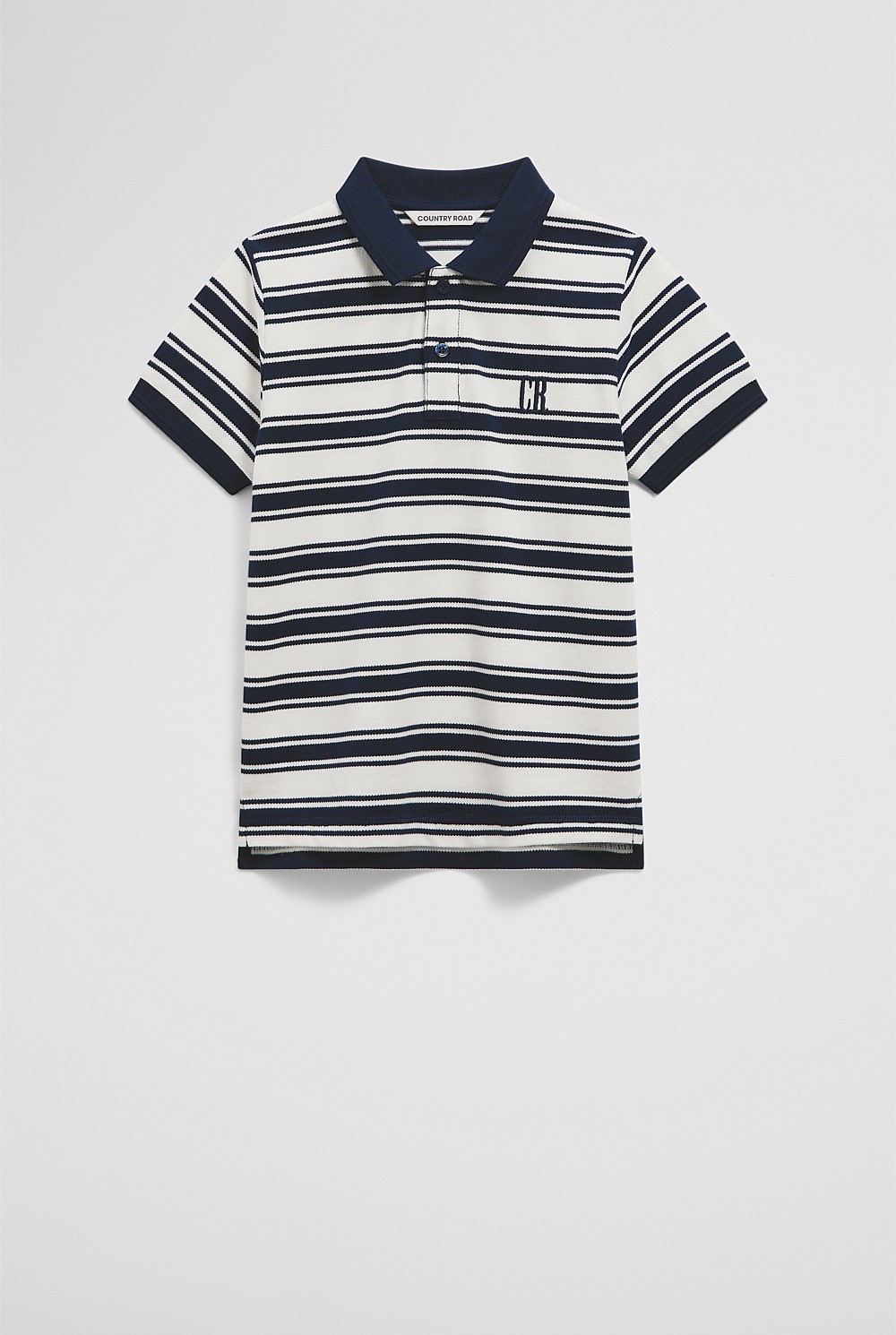 Organically Grown Cotton Logo Polo Shirt