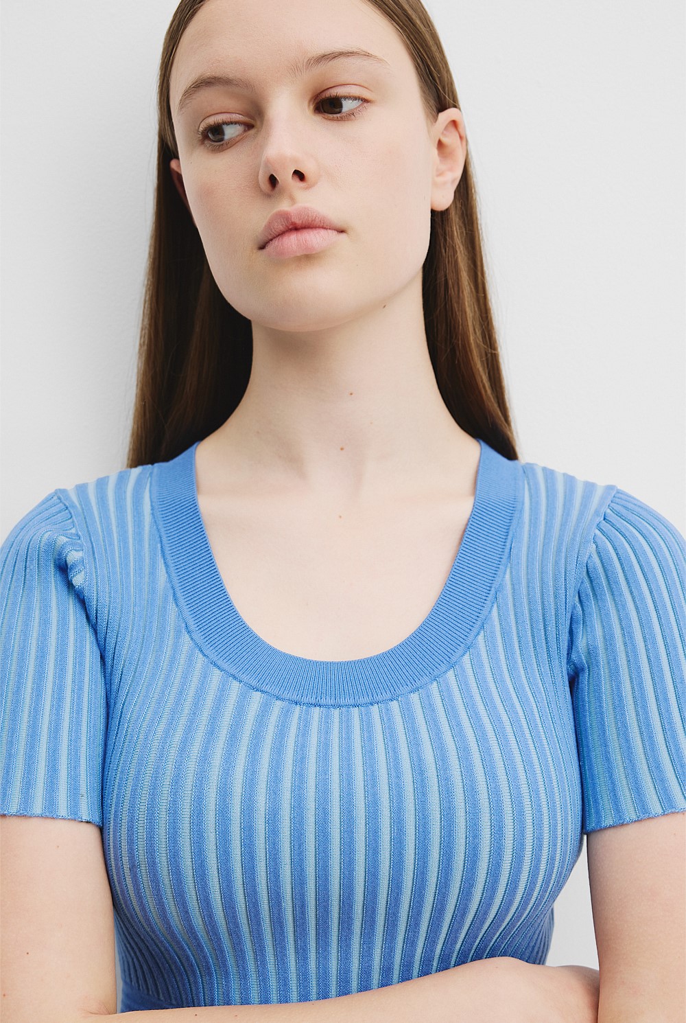 Teen Stripe Knit Dress