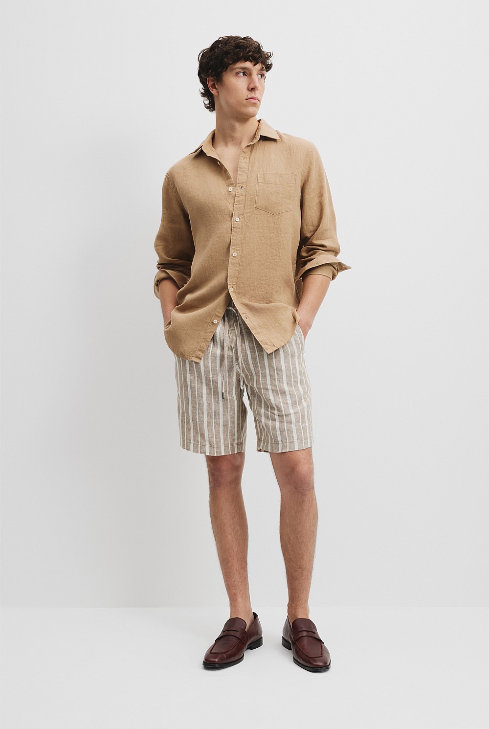 Regular Fit Organically Grown Linen Shirt