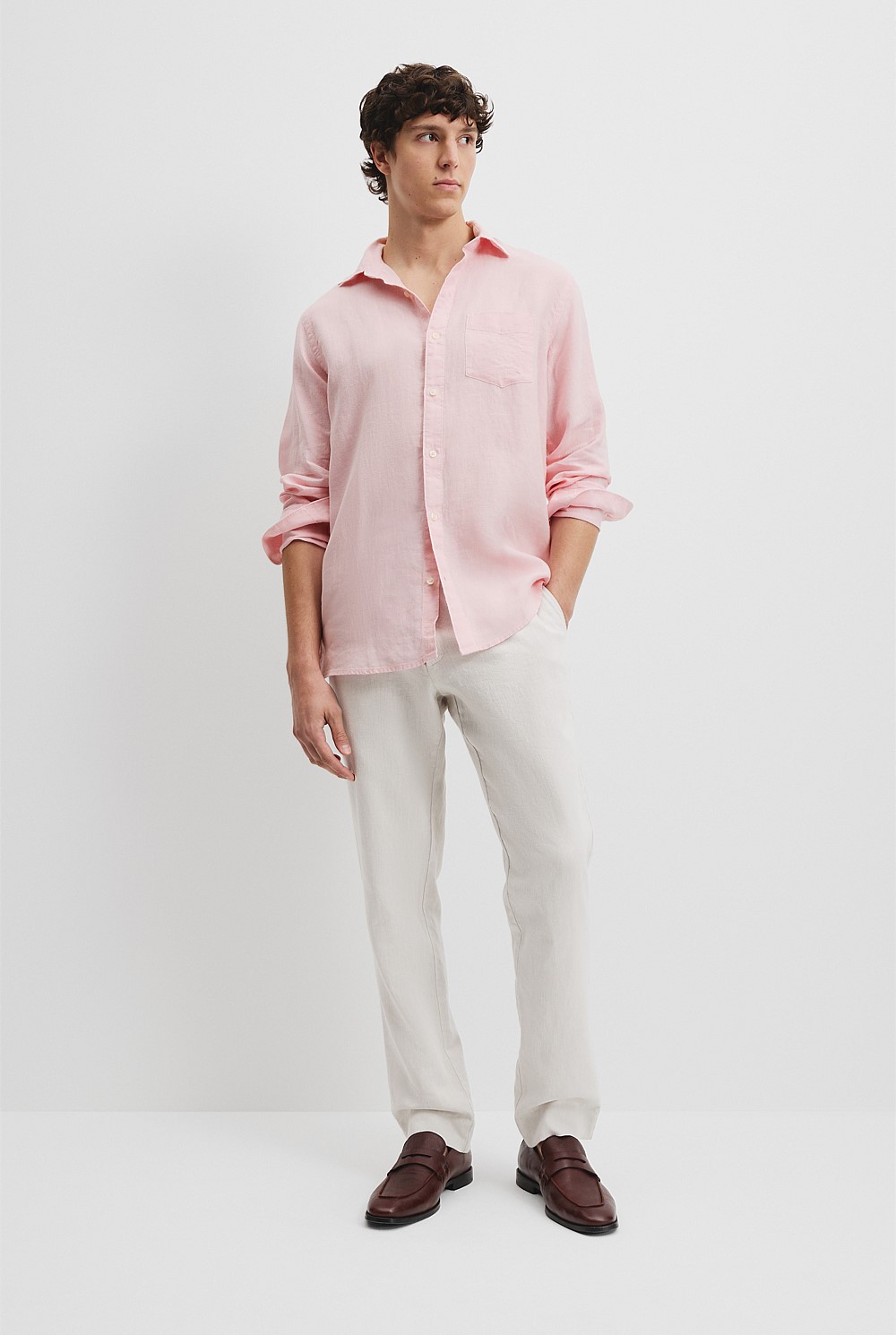 Regular Fit Organically Grown Linen Shirt