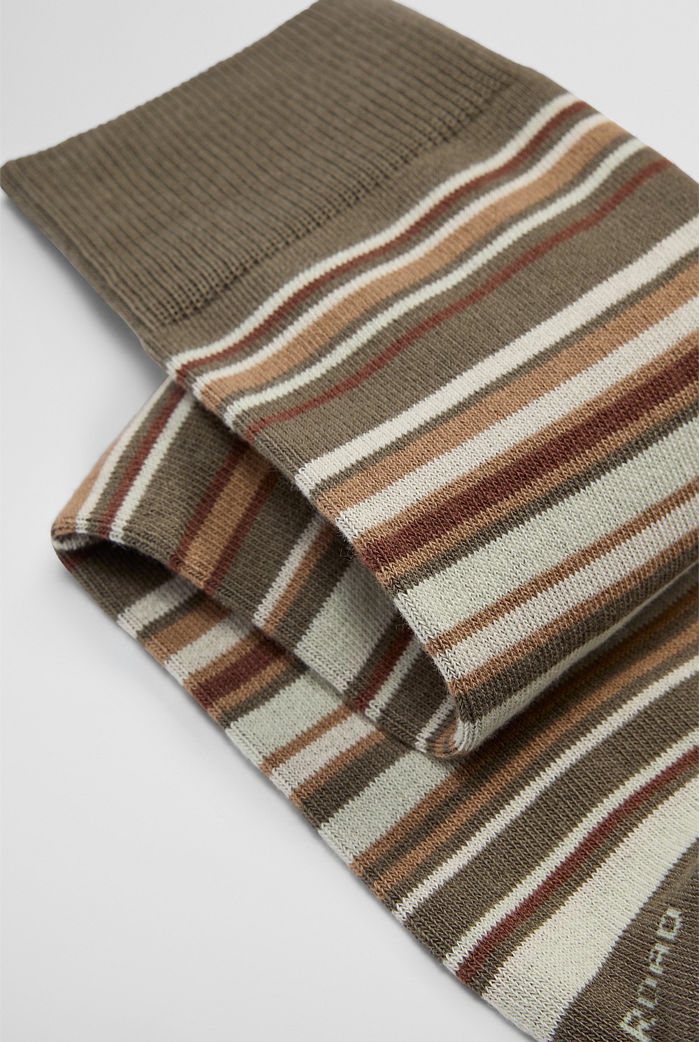 Australian Cotton Blend Multi Stripe Sock