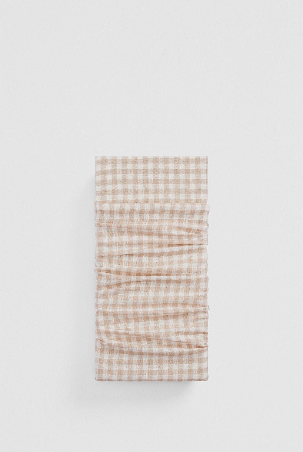 Noni Gingham King Single Fitted Sheet