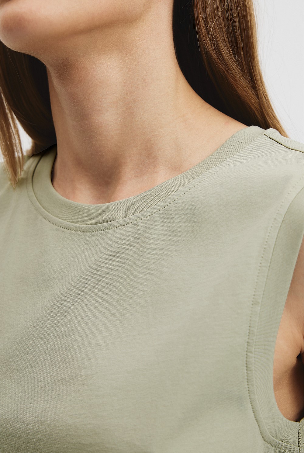 Australian Cotton Relaxed Tank