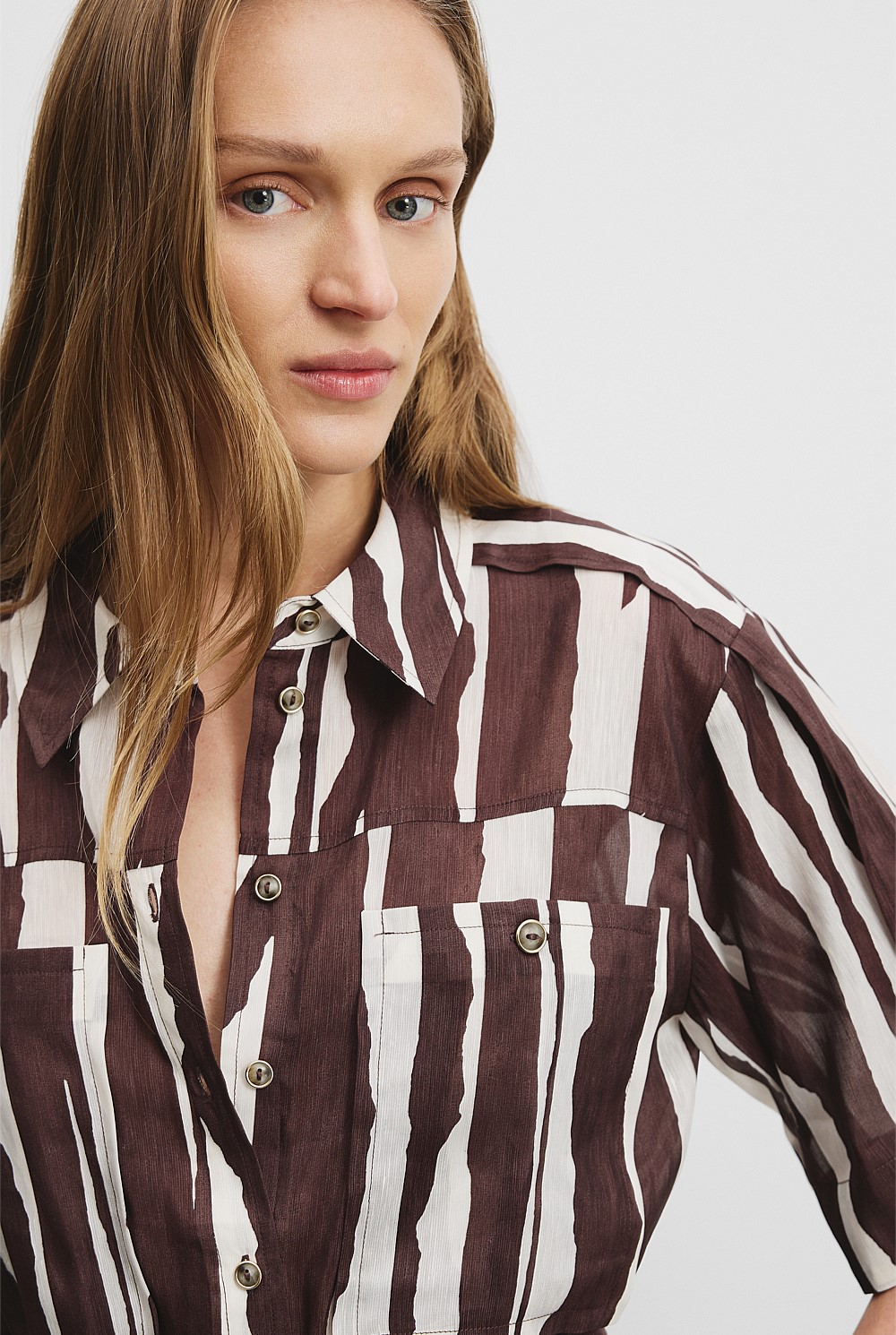 Print Utility Shirt