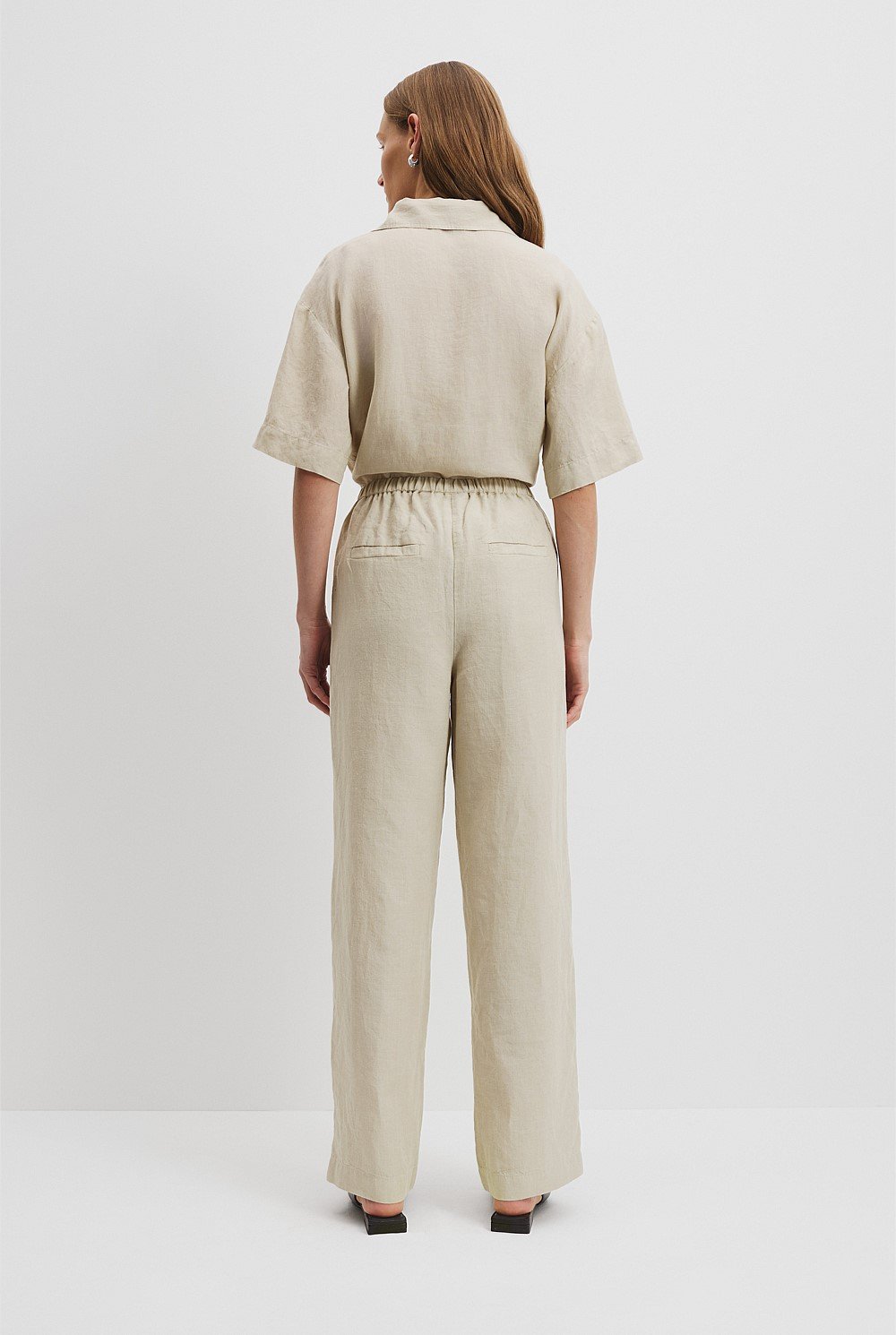 Organically Grown Linen Pull-On Pant