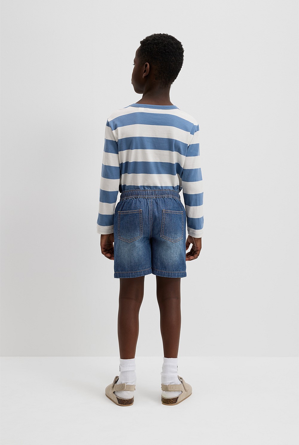 Organically Grown Cotton Pocket Denim Short