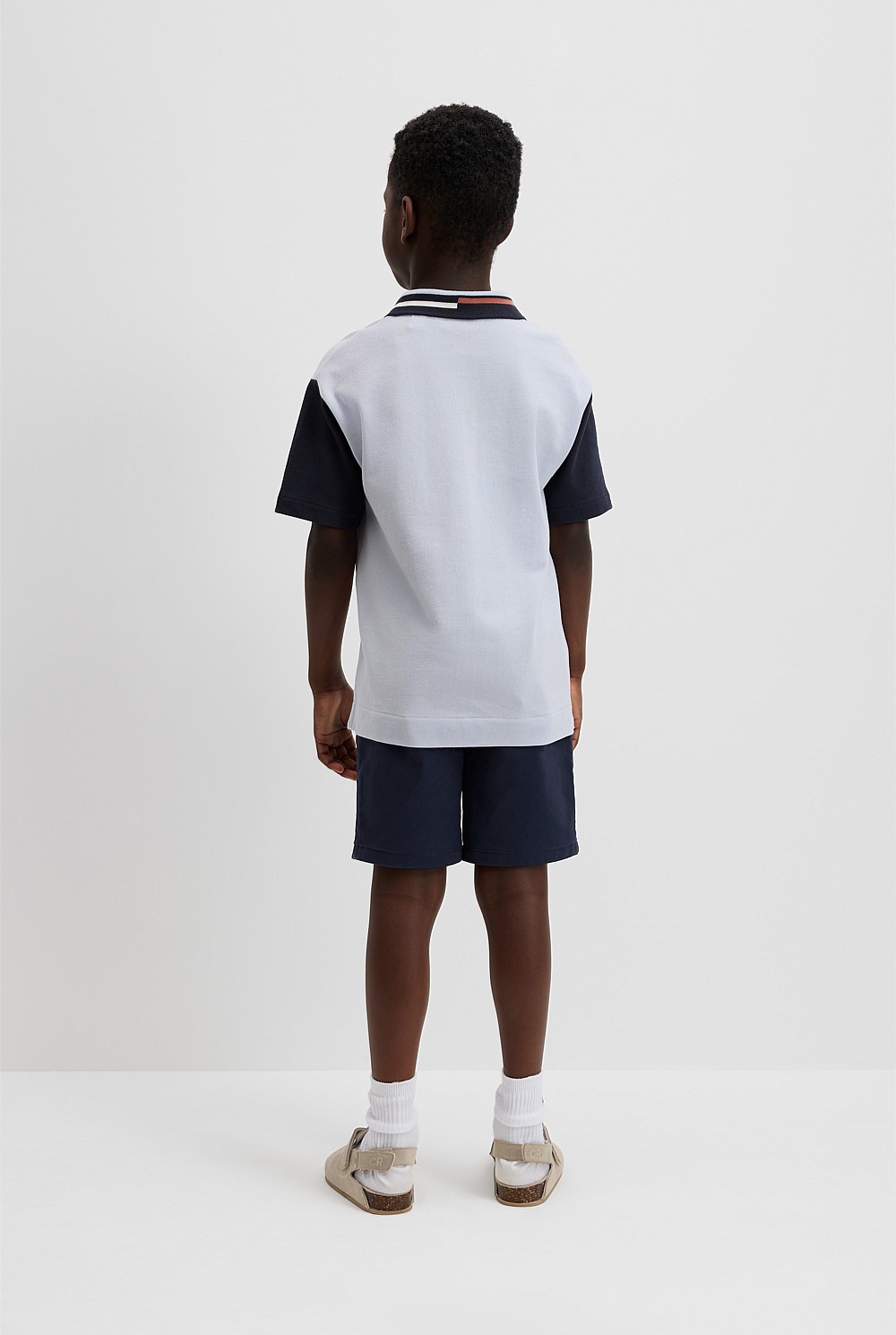 Organically Grown Cotton Open Neck Polo