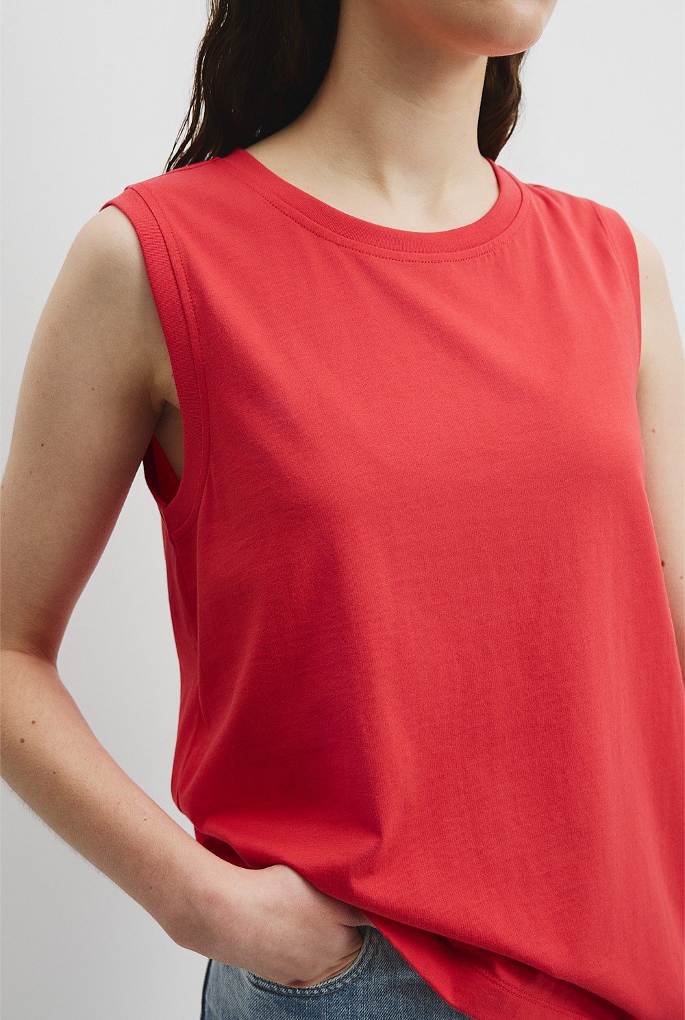 Australian Cotton Relaxed Tank