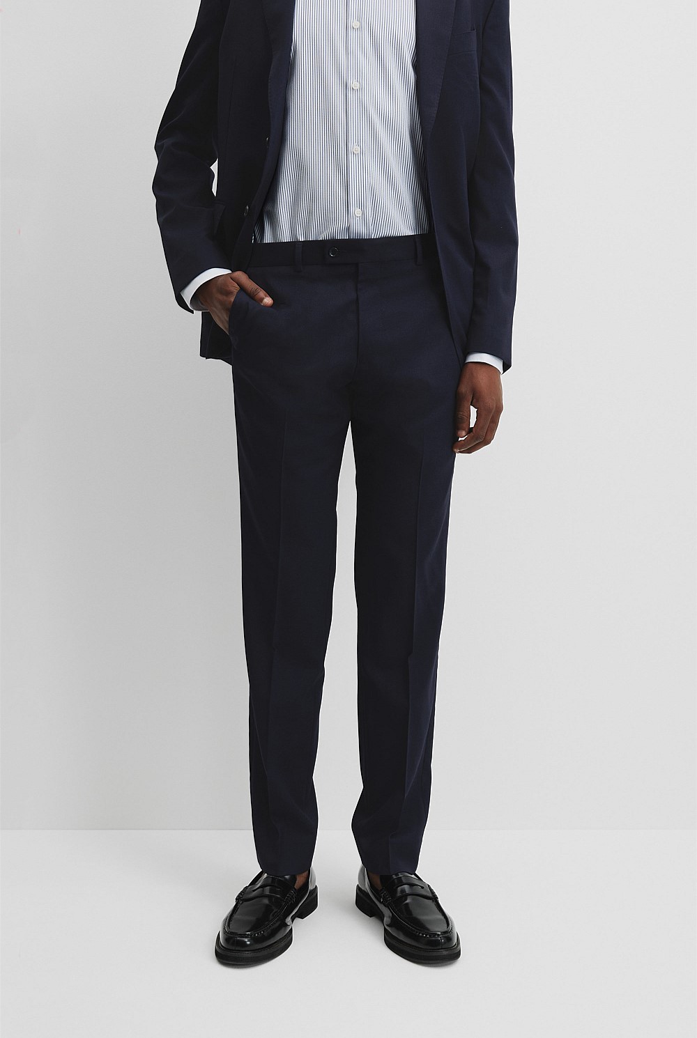 Regular Fit Italian-Woven Wool Pant