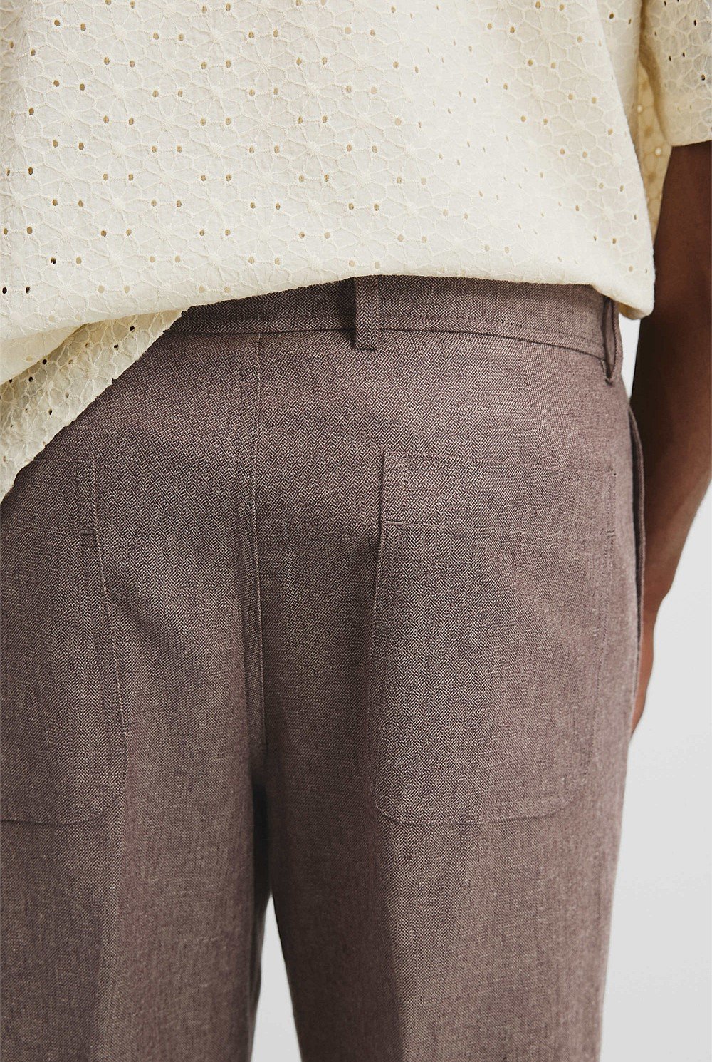 Cotton Linen Textured Pant