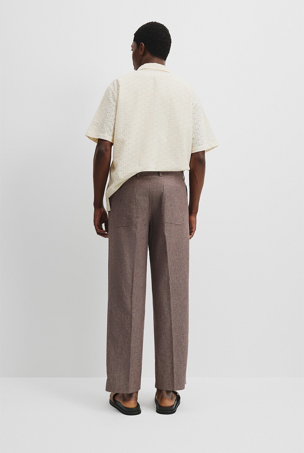 Cotton Linen Textured Pant