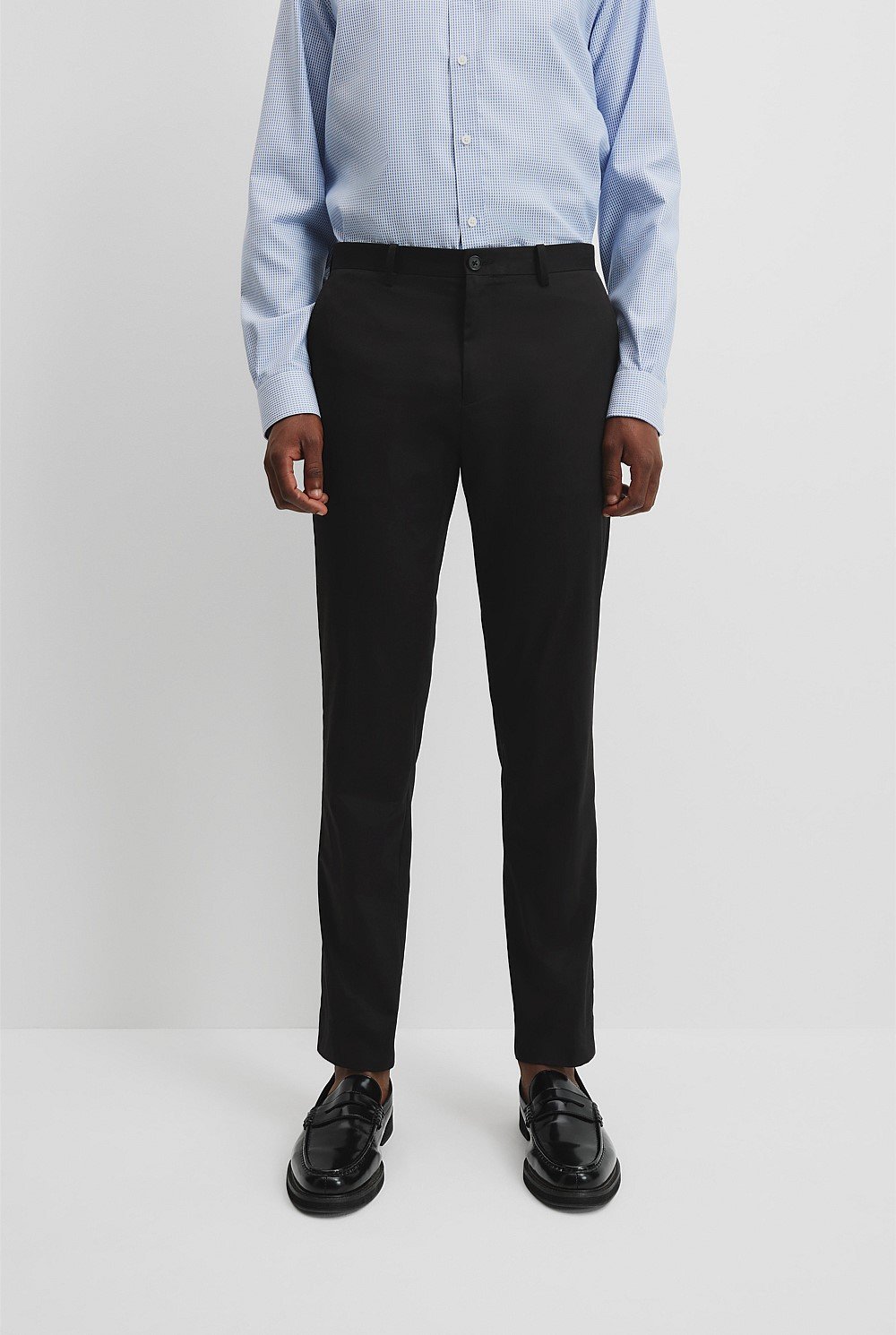 Slim Fit Organically Grown Cotton Stretch Pant