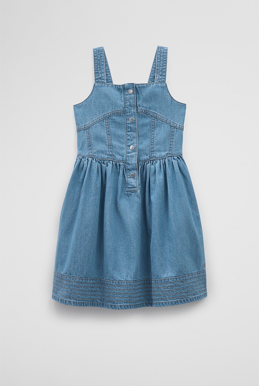 Denim Pinafore Dress