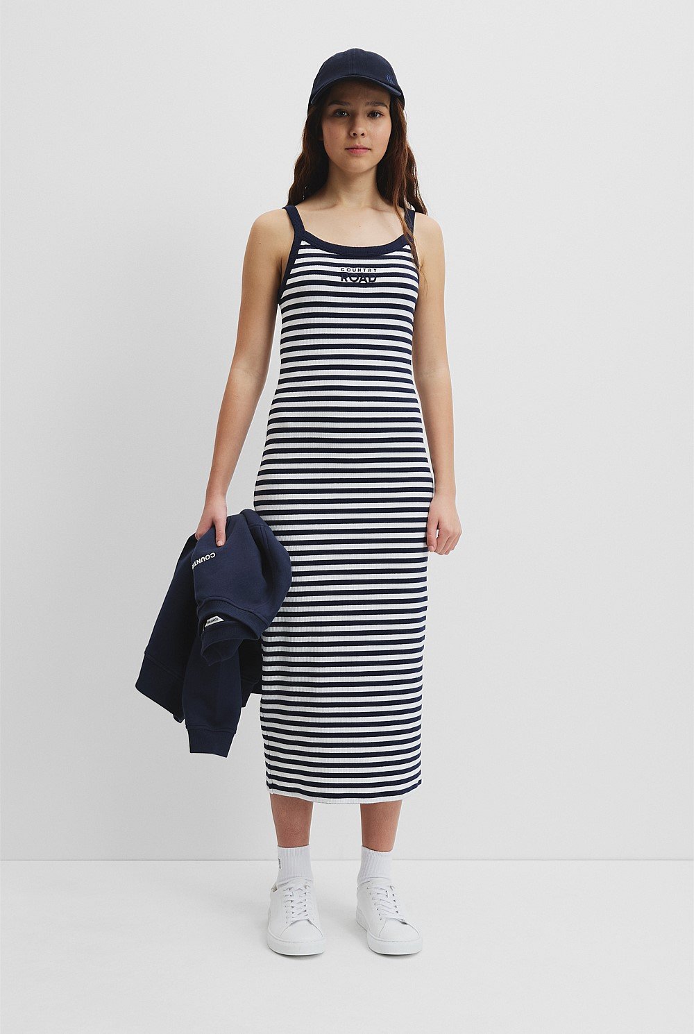 Teen Rib Midi Dress